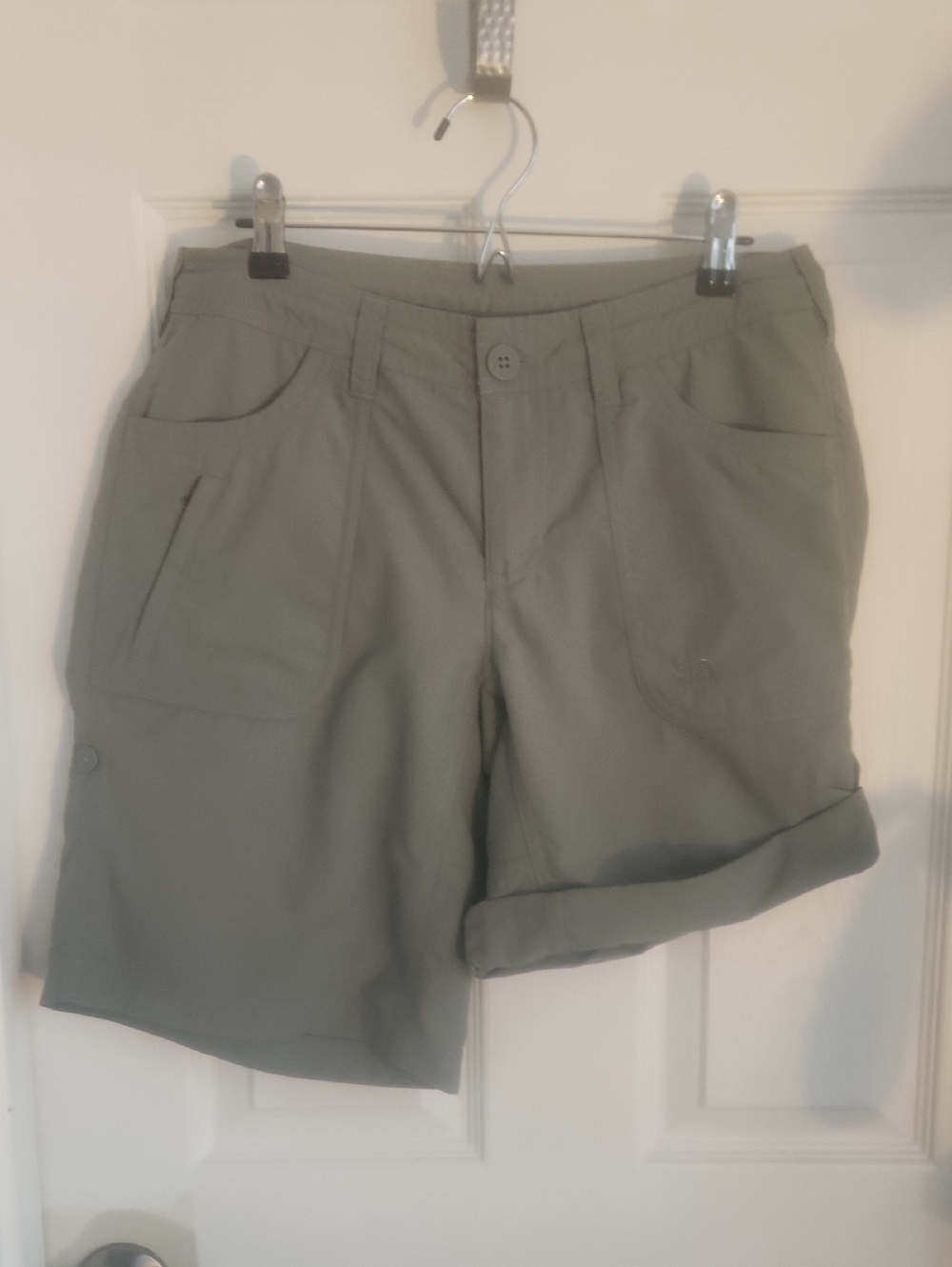 The North Face Olive Green Quick Dry Hiking Shorts